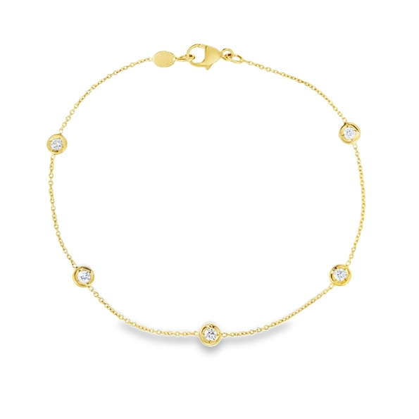 Roberto Coin 18K Yellow Gold Diamonds by the Inch Bracelet