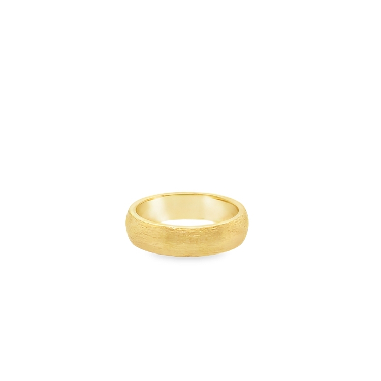 18K Yellow Gold 5mm Band - 753