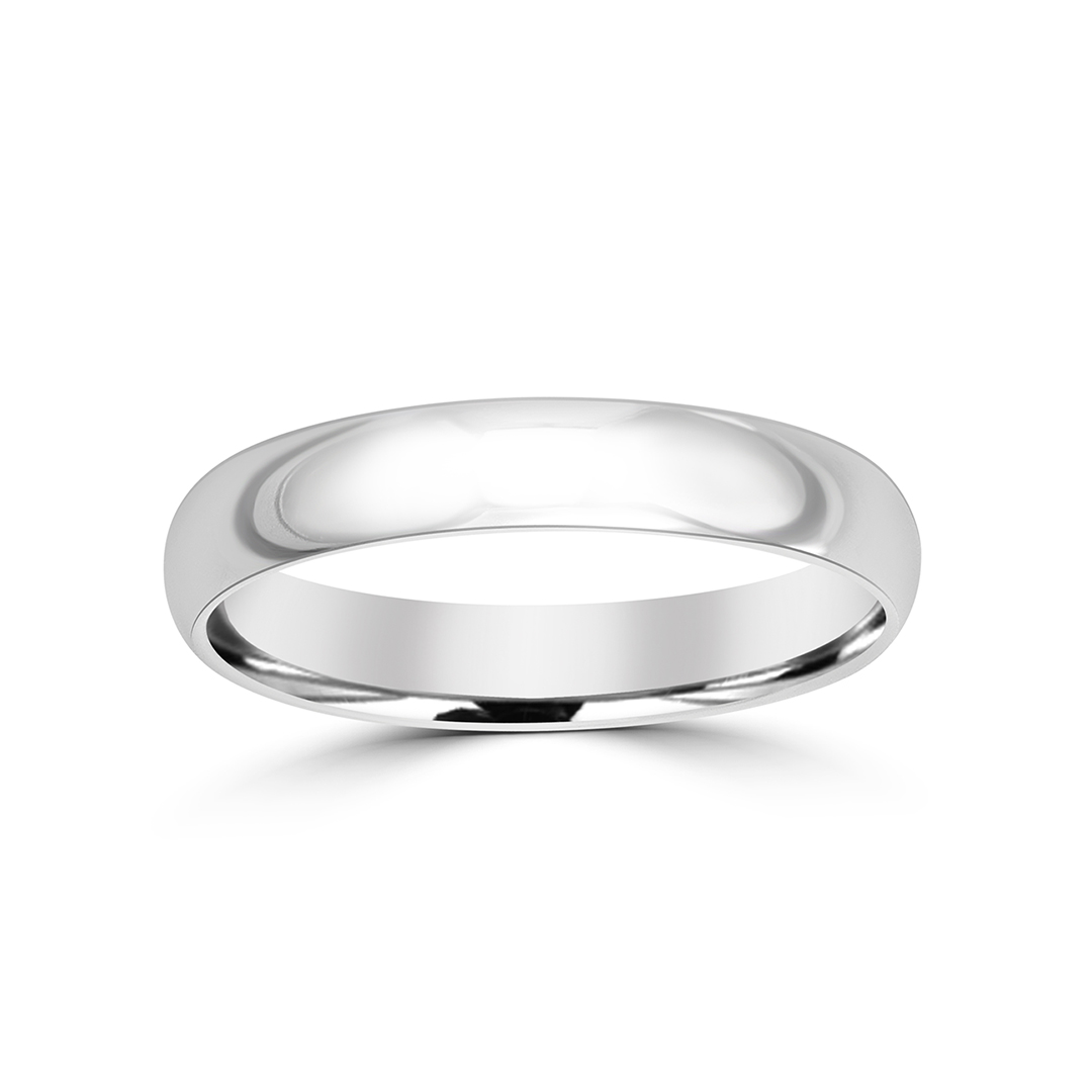 Platinum 4mm Band - 771