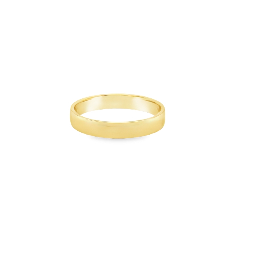 18K Yellow Gold 4mm Band - 787