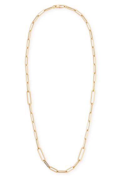 Roberto Coin 18K Yellow Gold Paperclip Chain Necklace