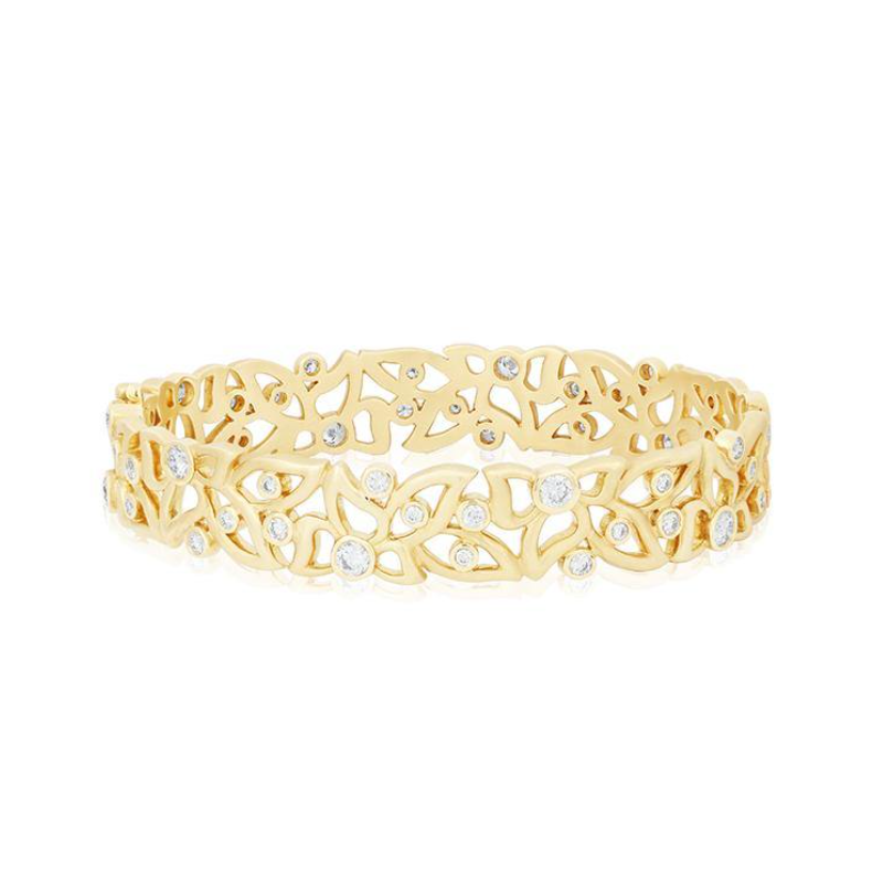 Carelle 18K Yellow Gold Florette Collection Bracelet