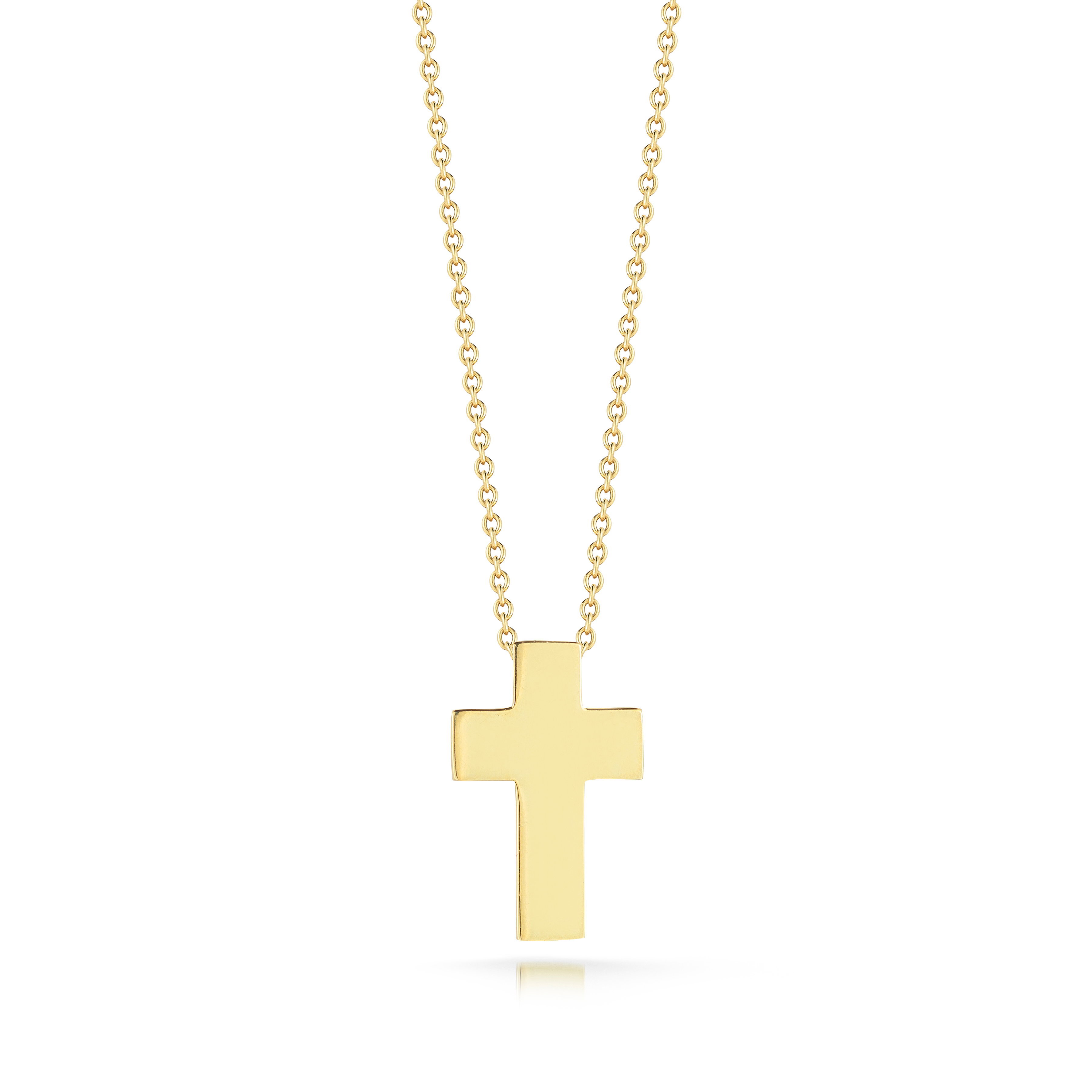 Roberto Con 18K Yellow Gold Tiny Treasures Cross Pendant Necklace