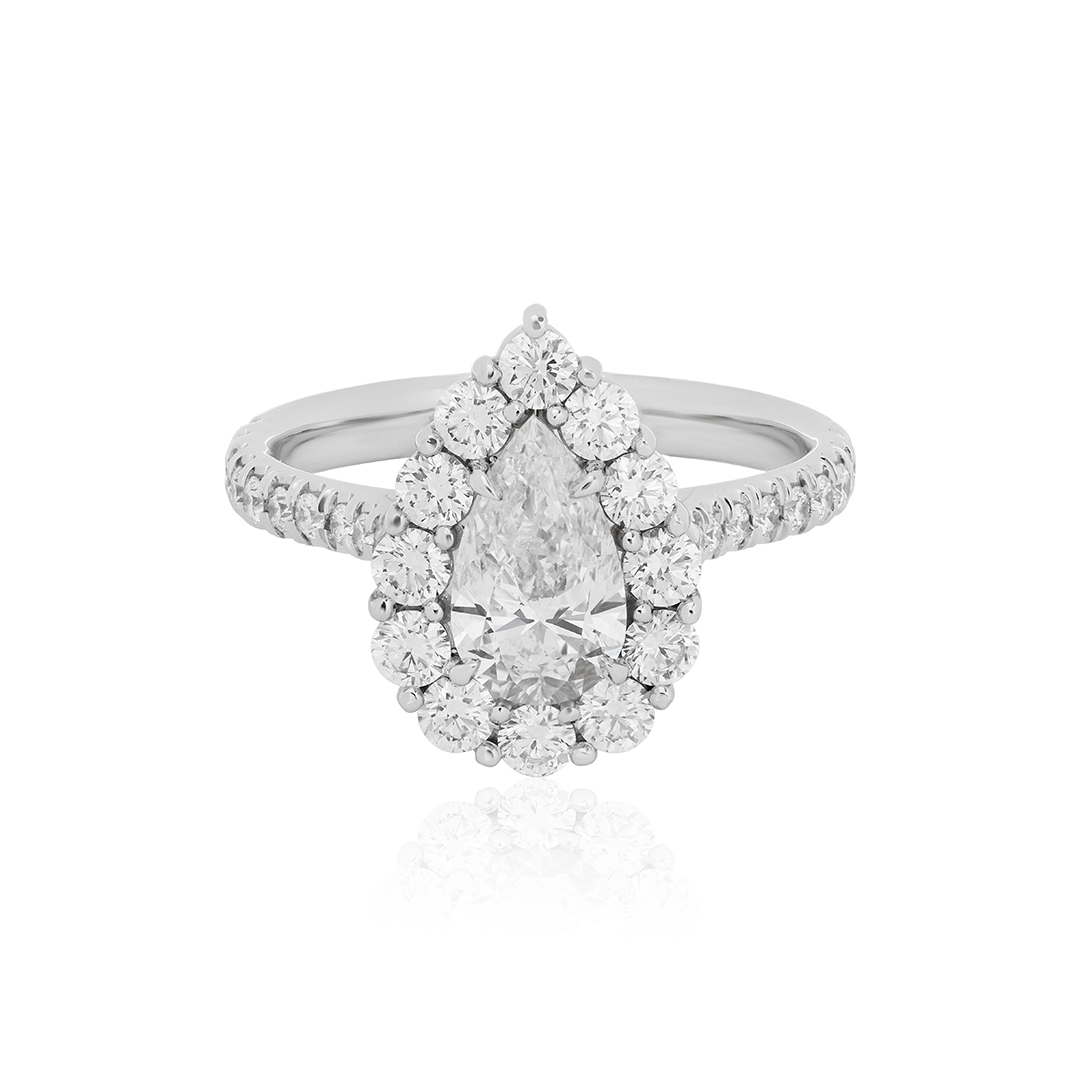 Rahaminov 18K White Gold Diamond Ring - F44-2775