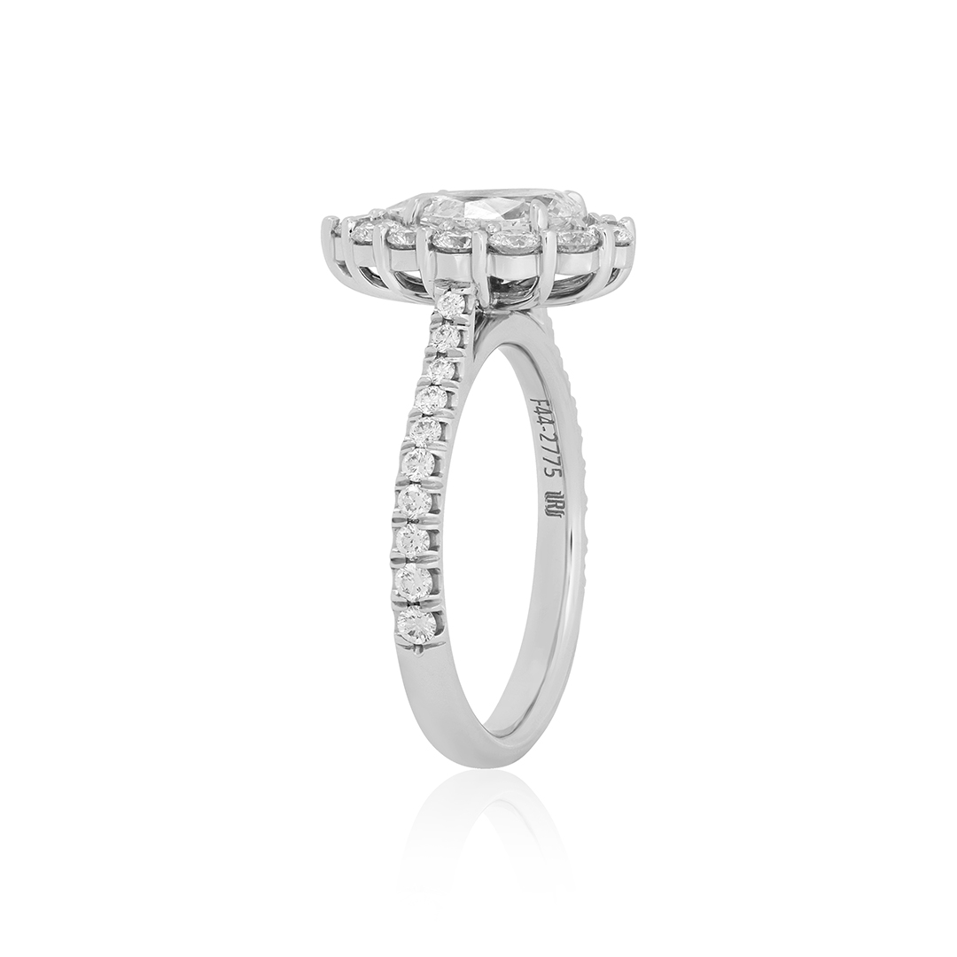 Rahaminov 18K White Gold Diamond Ring