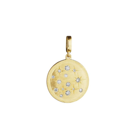 Penny Preville 18K Yellow Gold Galaxy Diamond Medallion - 6220