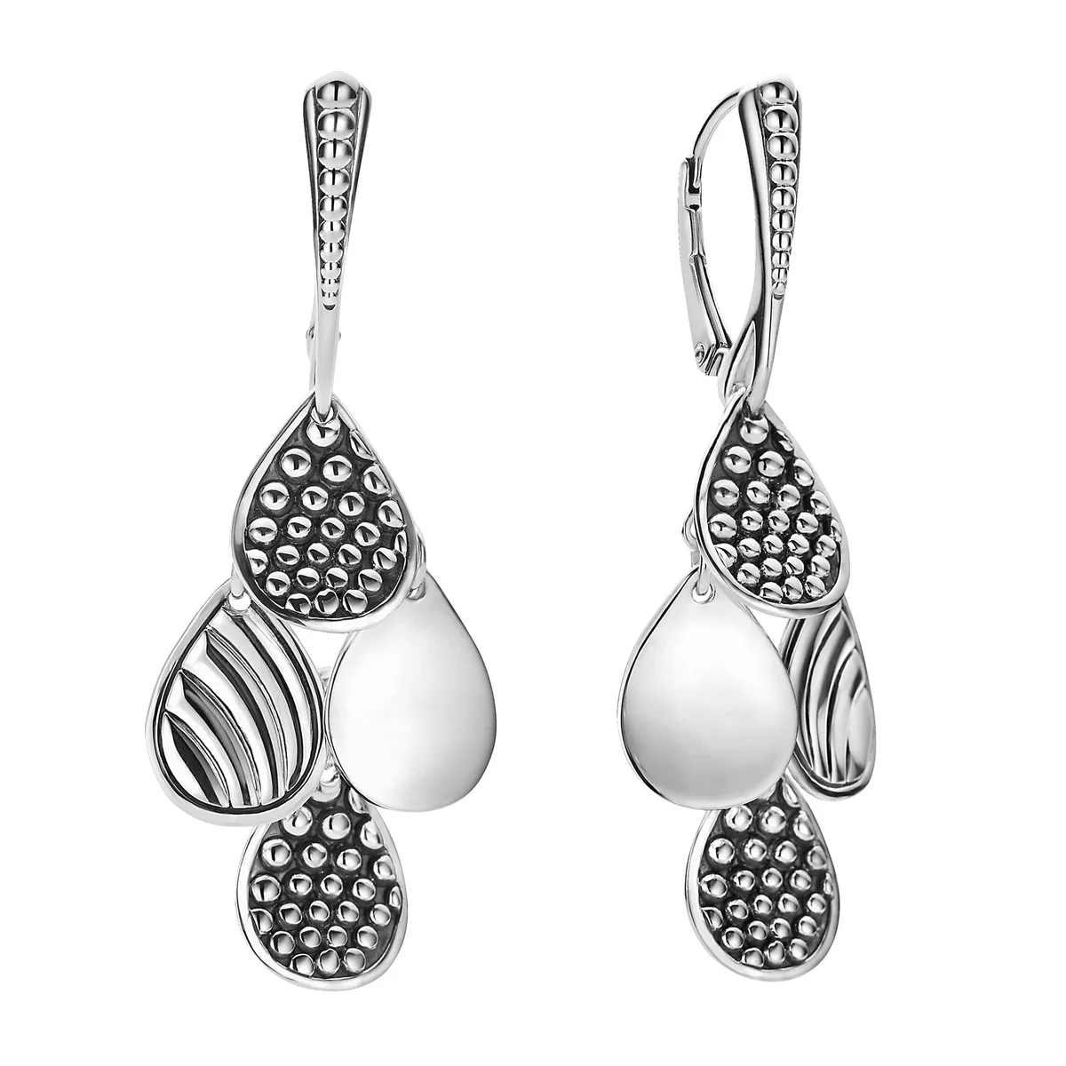 Lagos Sterling Silver Caviar Collection Earrings