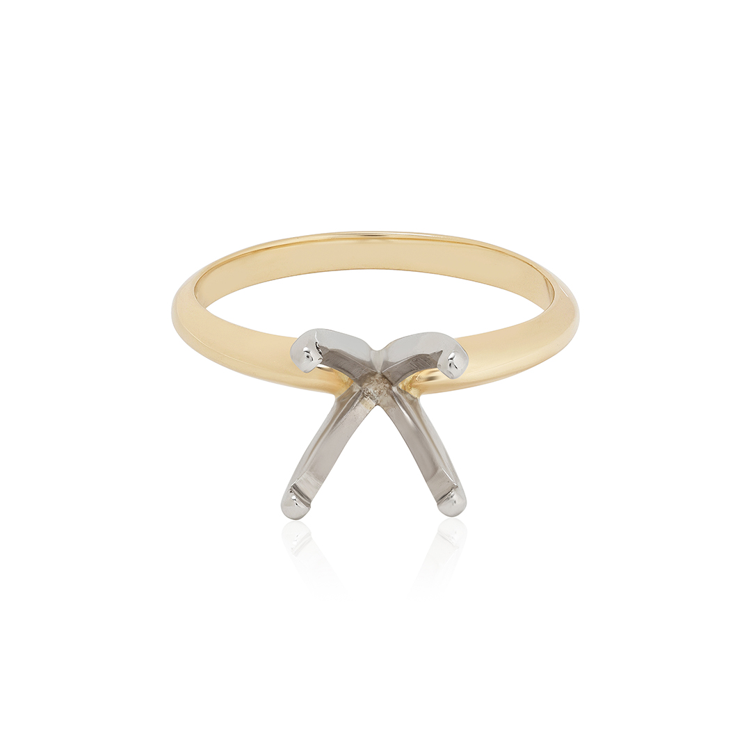 14K Yellow Gold Solitaire Mounting
