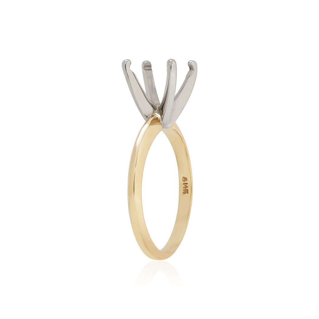 14K Yellow Gold Solitaire Mounting