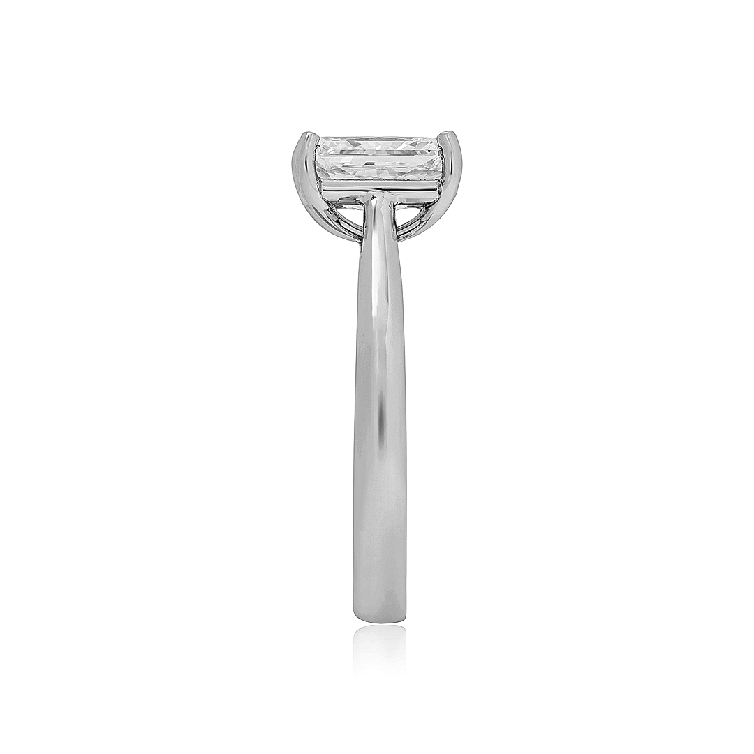 Precision Set Platinum New Aire Solitaire Mounting