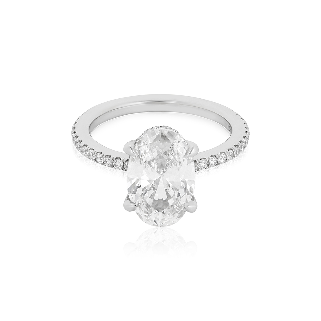 Platinum Diamond Ring - JSM1009/173380