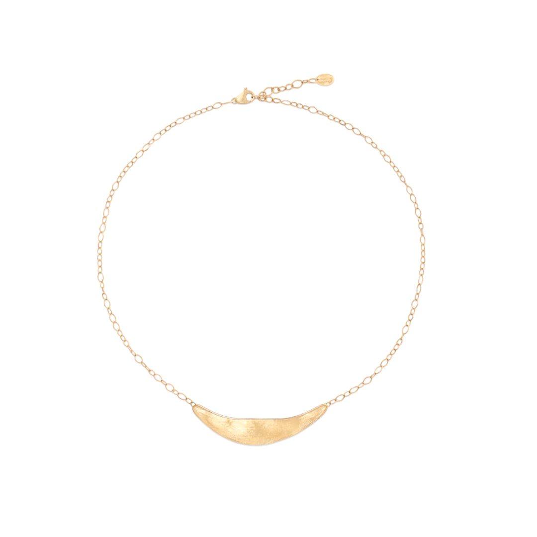 18K Yellow Gold Lunaria Collection Half Collar Necklace