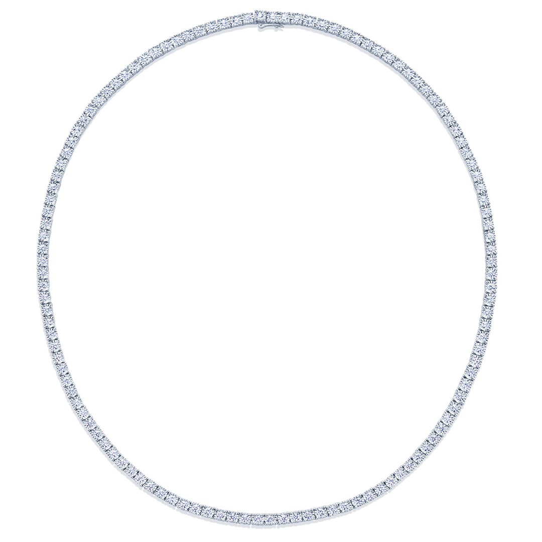 Kwiat 18K White Gold Sunburst Diamond Necklace - N-9925-0-DIA-18KW