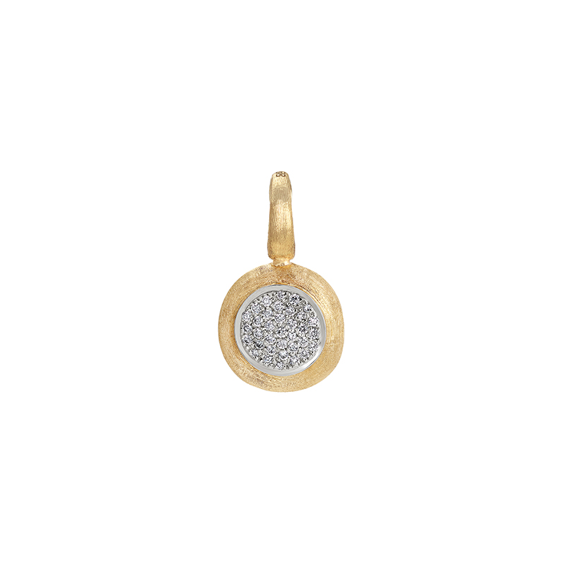 Marco Bicego18K Yellow and White Gold Jaipur Pave Diamond Pendant