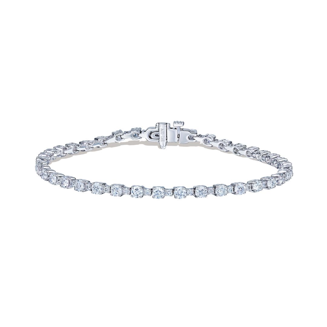 18K White Gold Diamond Bracelet