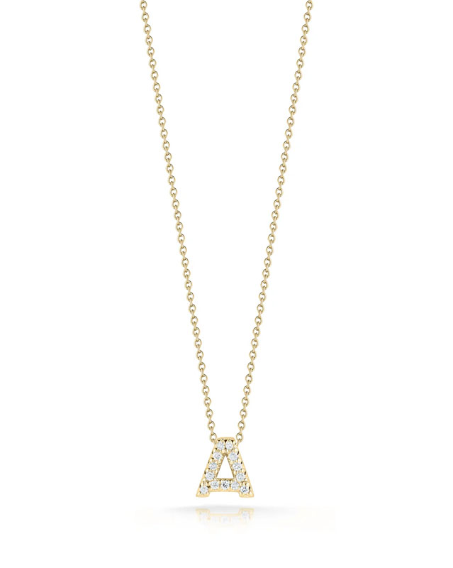 18Y R.COIN A INITIAL 0.06TW GH SI NECKLACE