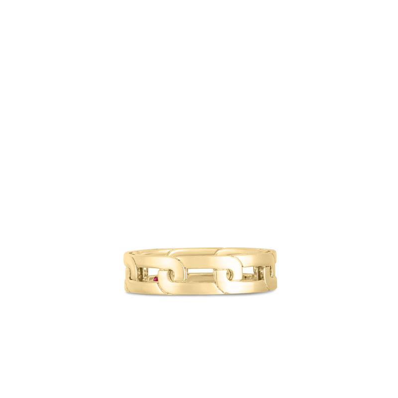 Roberto Coin 18K Yellow Gold Navarra Band