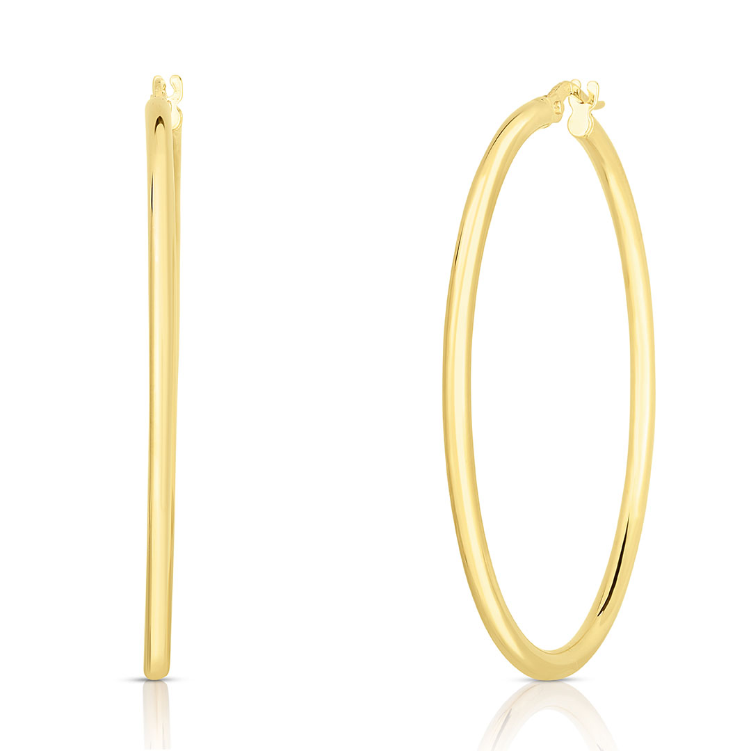 Roberto Coin 18K Yellow Gold Perfect Gold Hoop Earrings