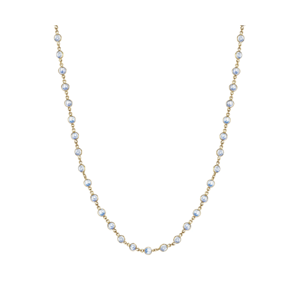 Penny Preville 18K Yellow Gold Moonstone Eyeglass Necklace