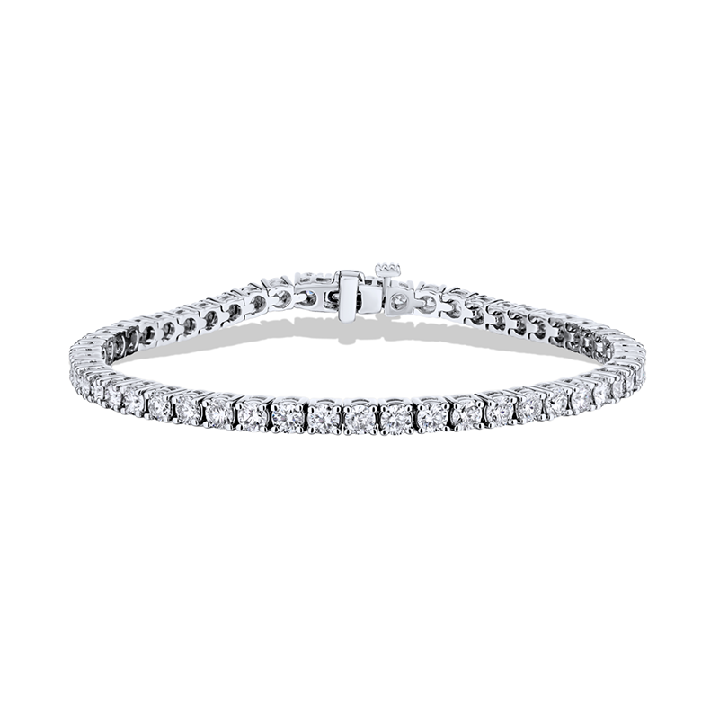 18K White Gold Diamond Tennis Bracelet