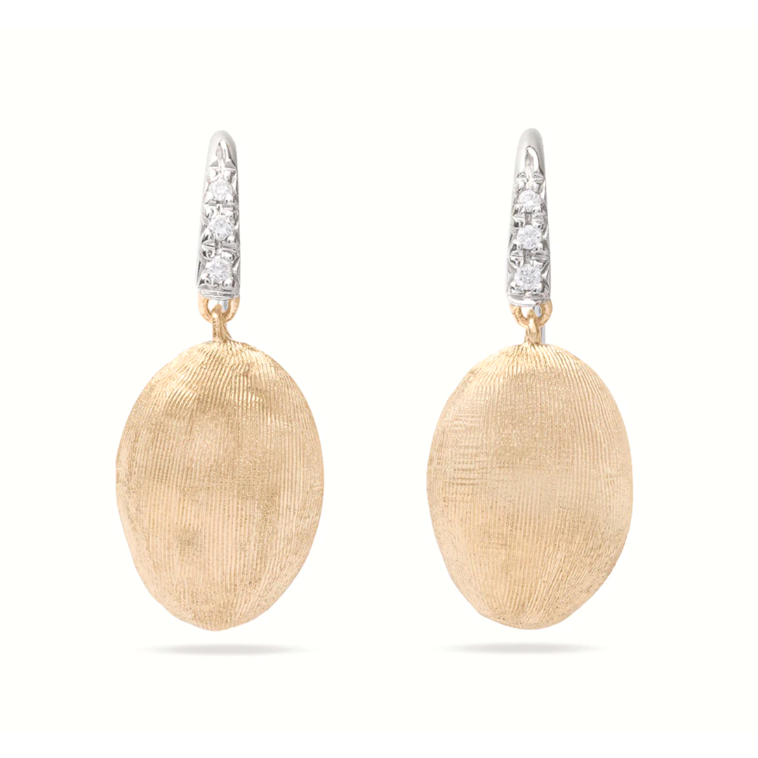 18K Yellow Gold Siviglia Collection Drop Earrings