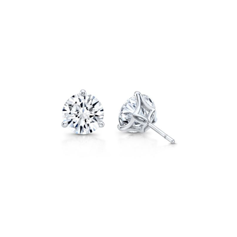 Rahaminov 18K White Gold Diamond Stud Earrings - ST-1864