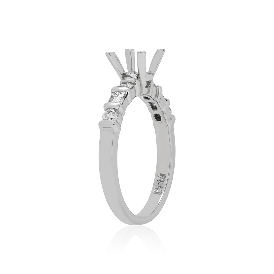 Platinum Diamond Semi Mounting
