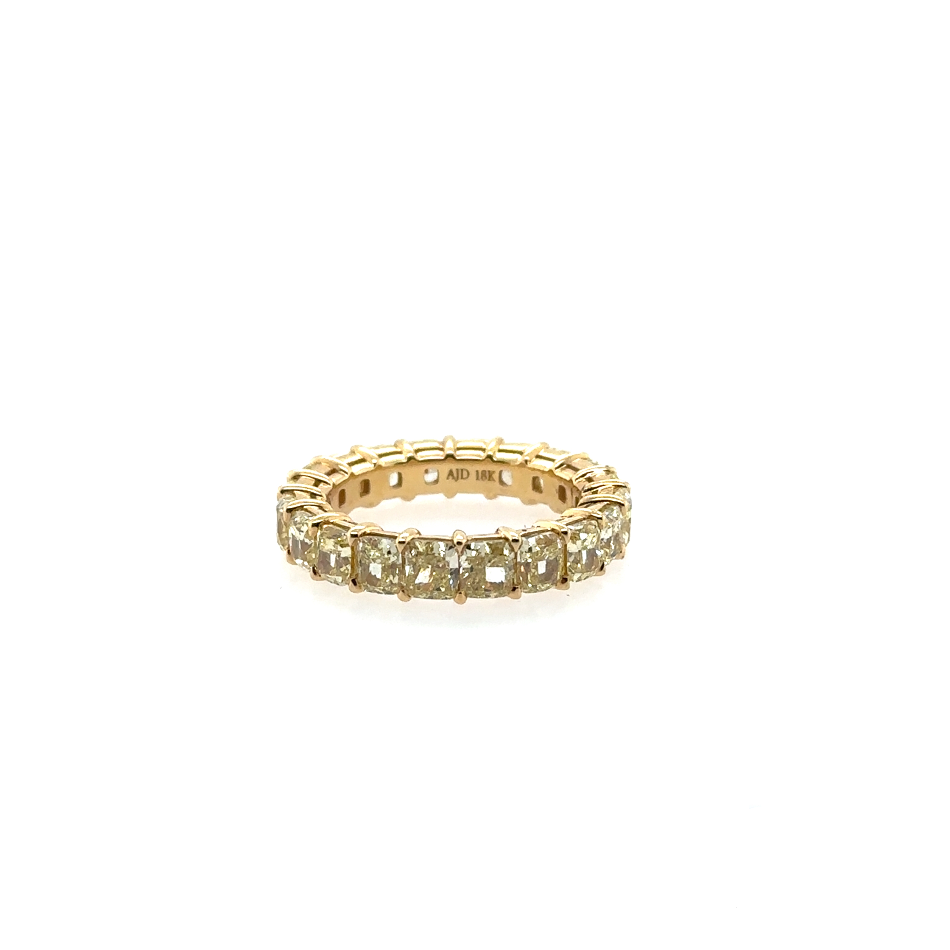 18K Yellow Gold and Yellow Diamond Eternity Band - 3ES0156ETFYY