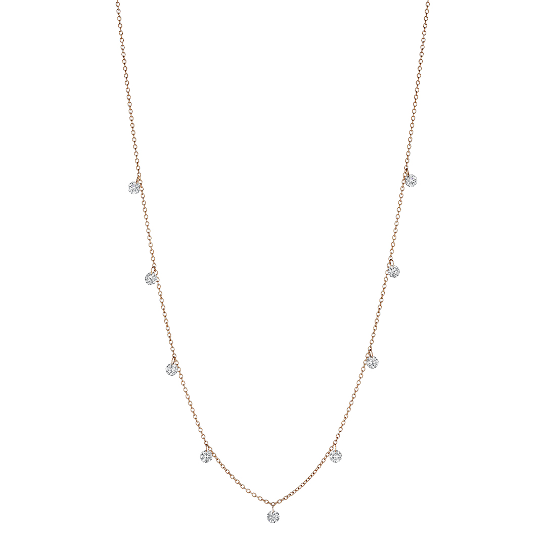Penny Preville 18K Rose Gold Diamond Necklace
