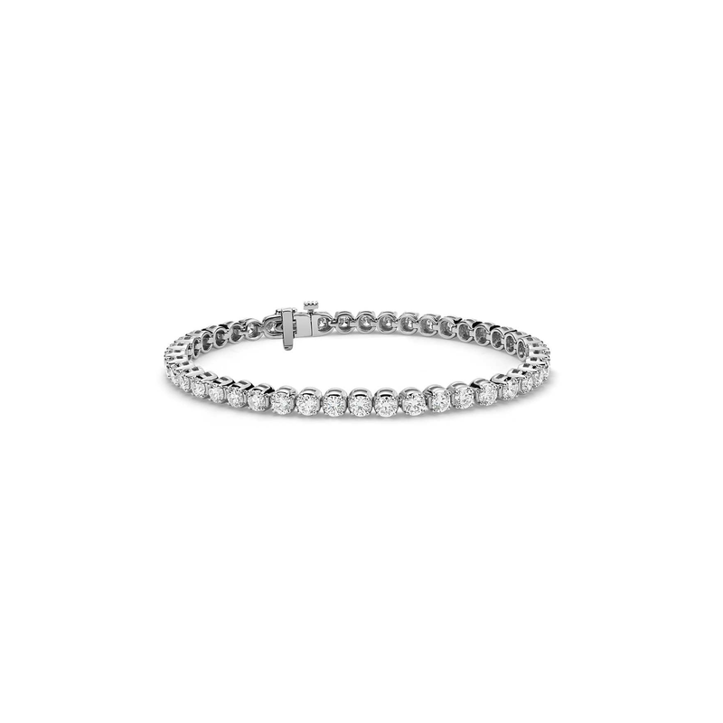 18K White Gold Diamond Tennis Bracelet