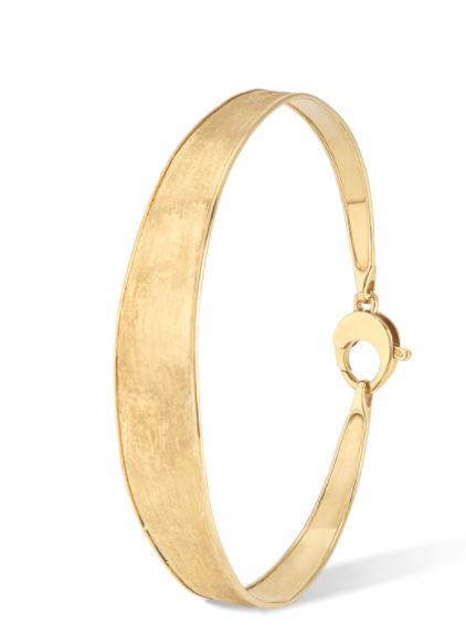 Marco Bicego 18K Yellow Gold Lunaria Wide Cuff Bracelet