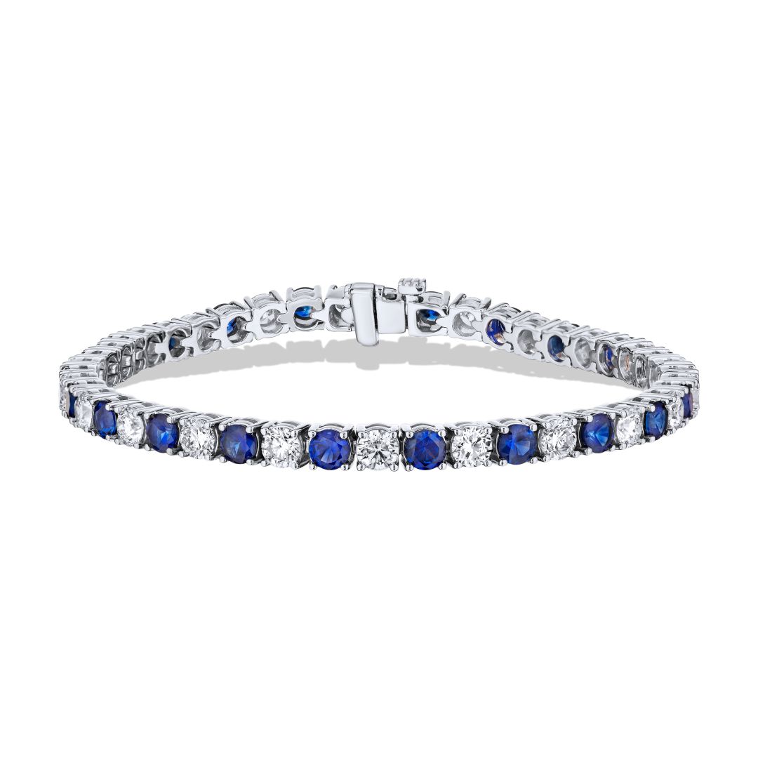 18K White Gold Diamond Tennis Bracelet