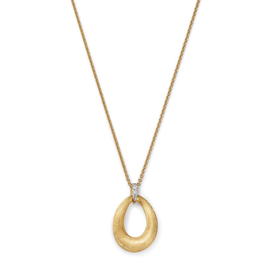 Marco Bicego 18K Yellow and White Gold Lucia Collection Diamond Necklace