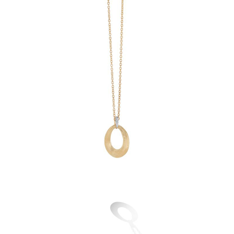 Marco Bicego 18K Yellow and White Gold Lucia Diamond Necklace
