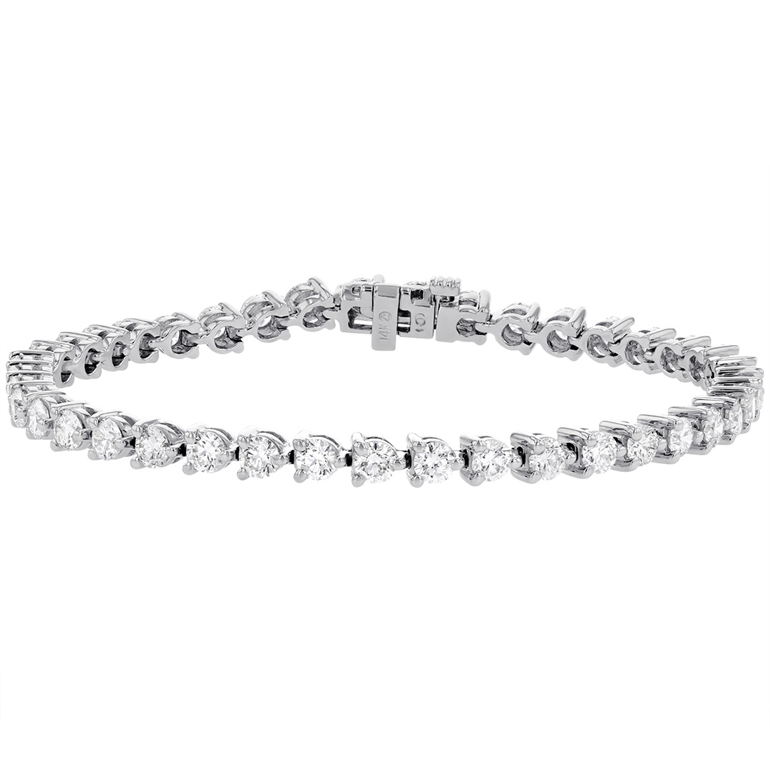 Platinum and Diamond Tennis Bracelet
