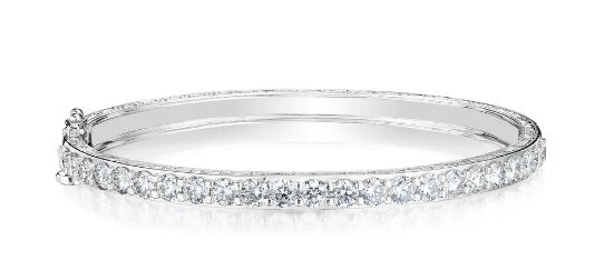 Penny Preville 18K White Gold Diamond Bangle