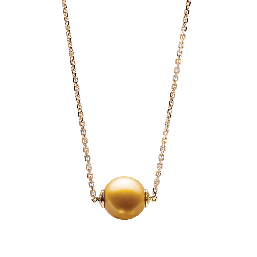 Jewelmer 18K Yellow Gold Cultured South Sea Pearl Necklace