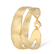 Marco Bicego 18K Yellow Gold Lunaria Wide Cuff Bracelet