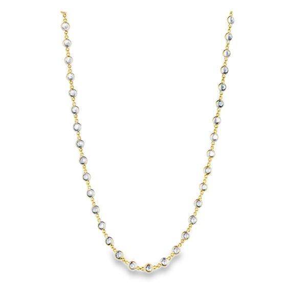 18Y 4MM ROUND MOONSTONE EYEGLASS NECKLACE