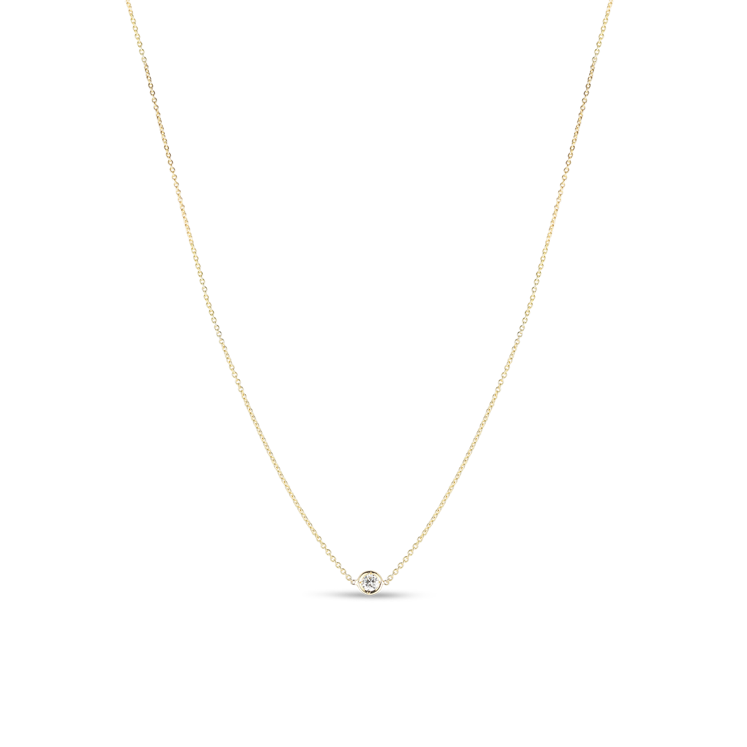 Roberto Coin 18K Yellow Gold Diamond Necklace