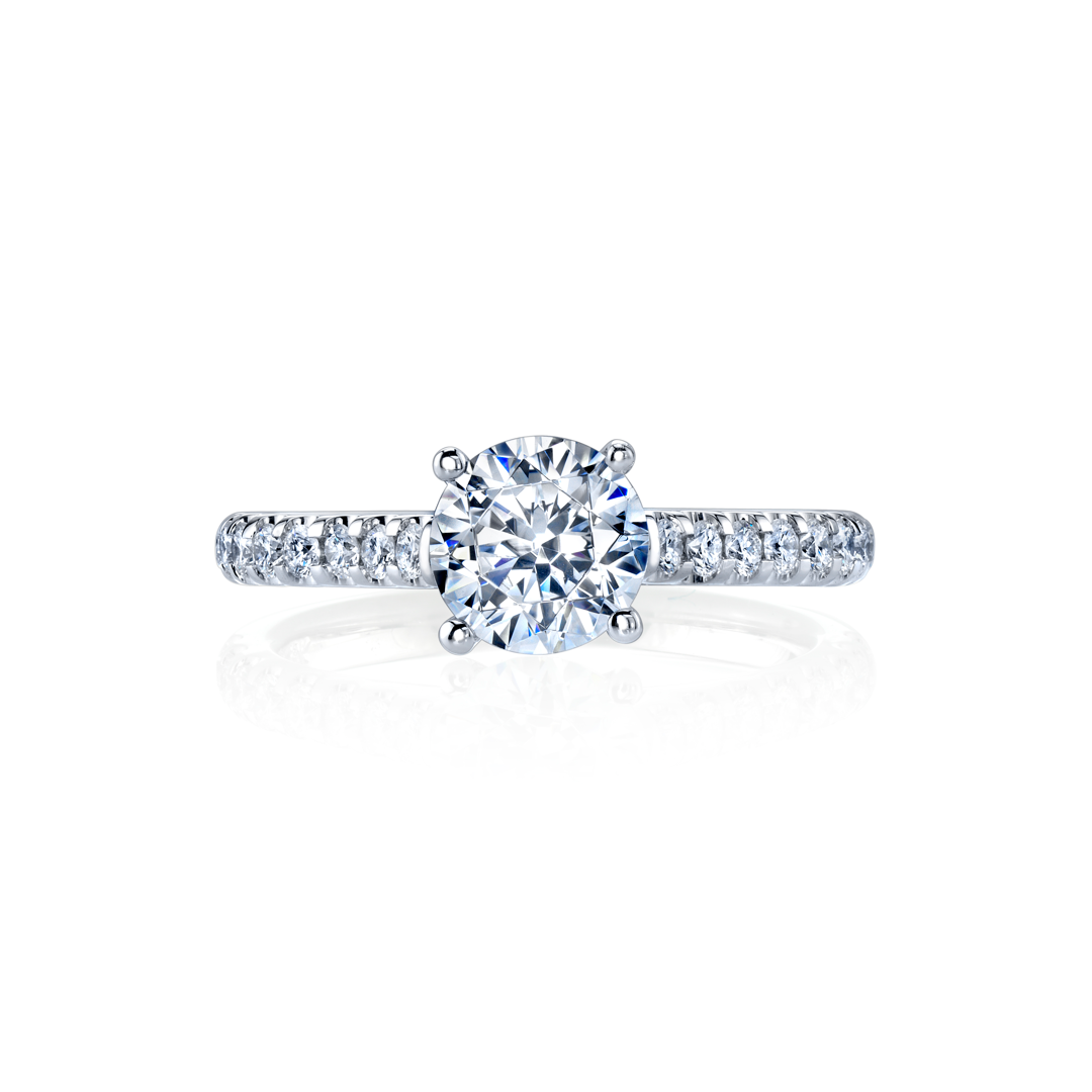 Platinum Diamond Cathedral Comfort Semi Mount - 1436