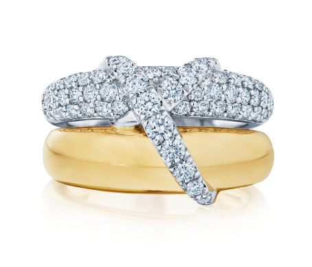 Kwiat 18K Yellow and White Gold Diamond Ring