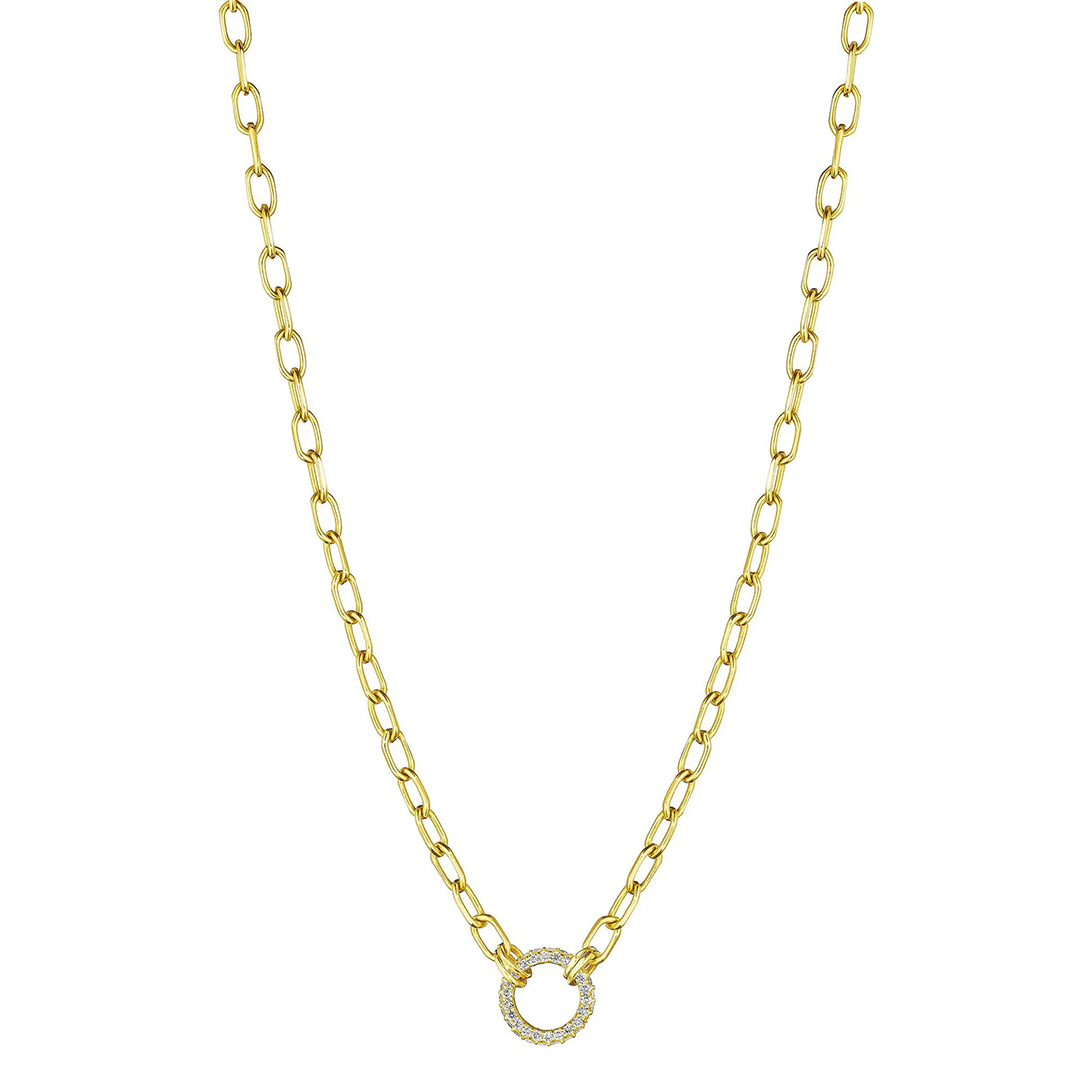 Penny Preville 18K Yellow Gold Diamond Necklace
