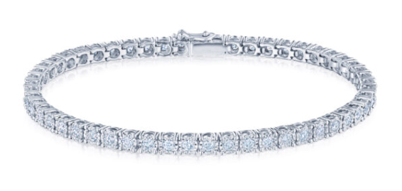 Kwiat 18K White Gold Diamond Tennis Bracelet