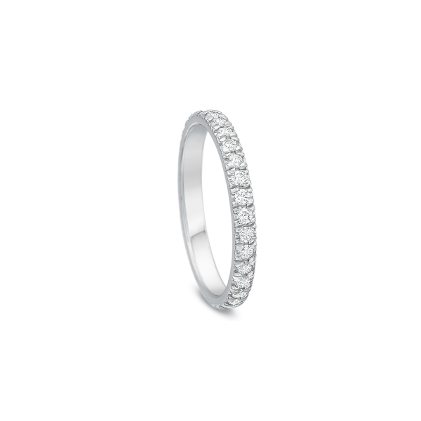 Precision Set Platinum New Aire Diamond Eternity Band