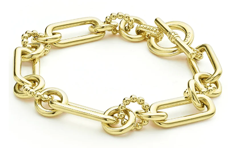 18K Gold Link Bracelet - 05-10355-7