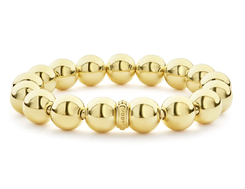 Caviar Gold  18K Gold Bead Bracelet 12mm - 05-10288-M