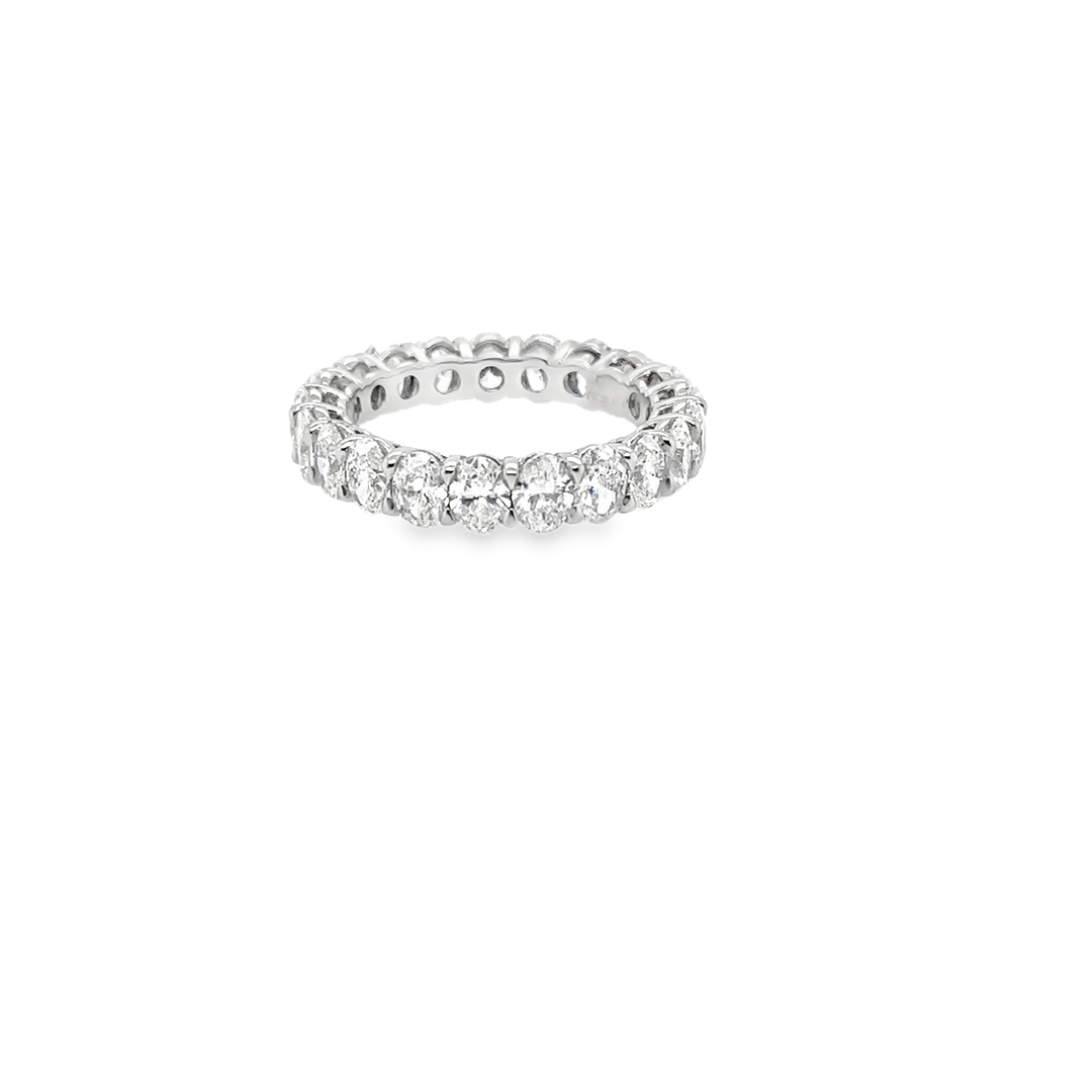 Platinum and Diamond Eternity Band - 7443ETPL