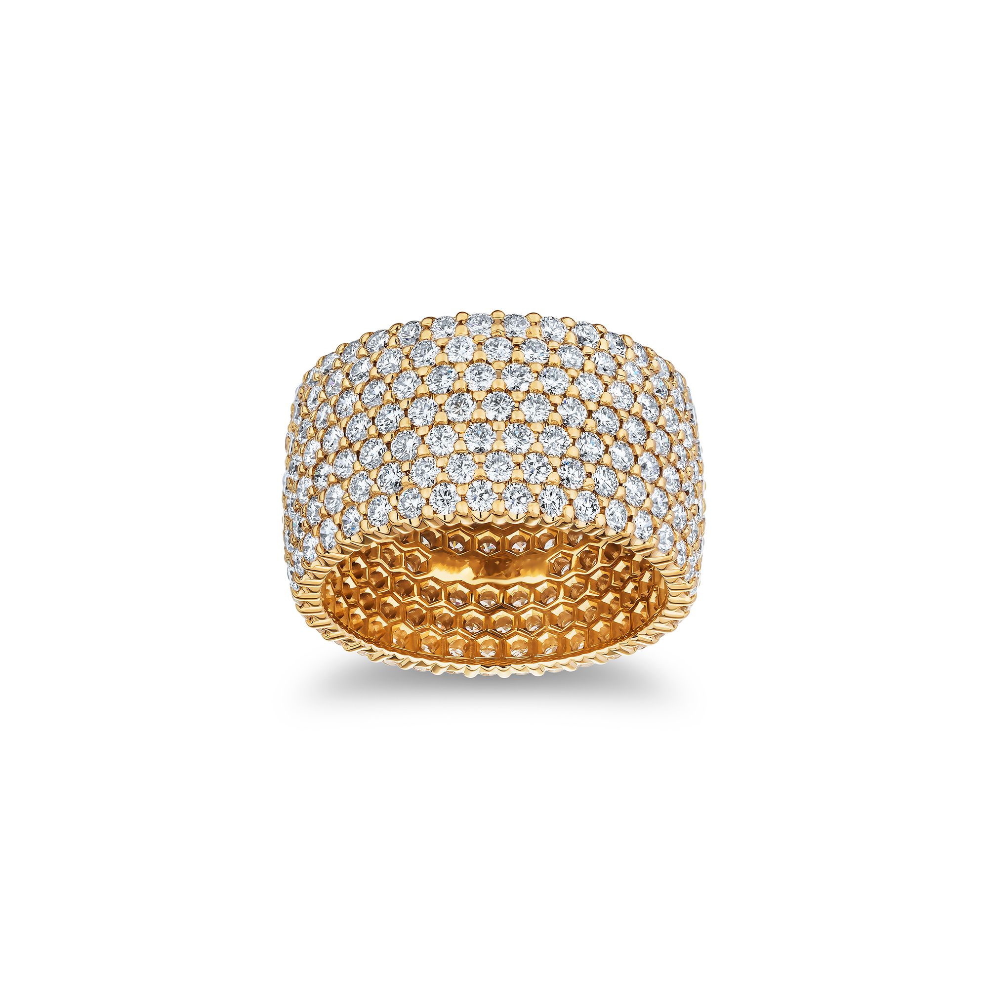 18K Yellow Gold Diamond Eternity Band
