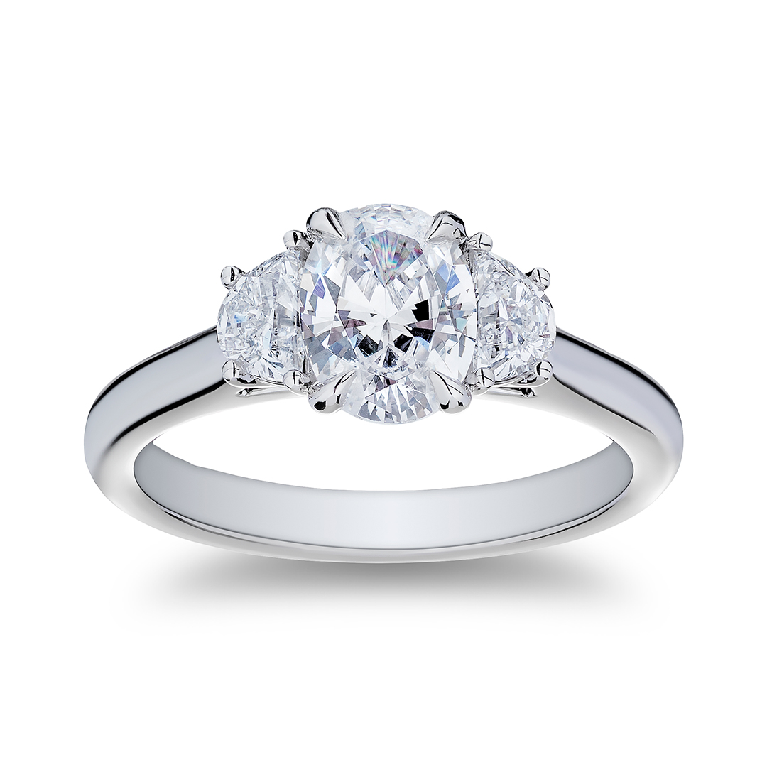Platinum and Diamond Semi Mounting itemprop=